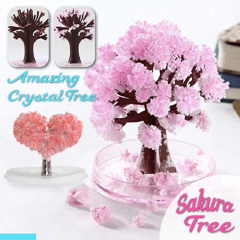 Paper Weight Crystal - Mini Magic Sakura Miniatuur Boom DIY