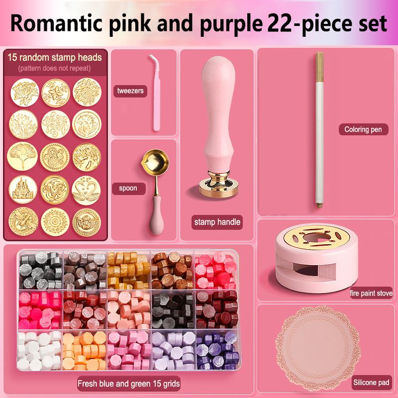 Lakzegel Stempel Set Gelakte S - Wax Seal Stamp Set recensie en prijs