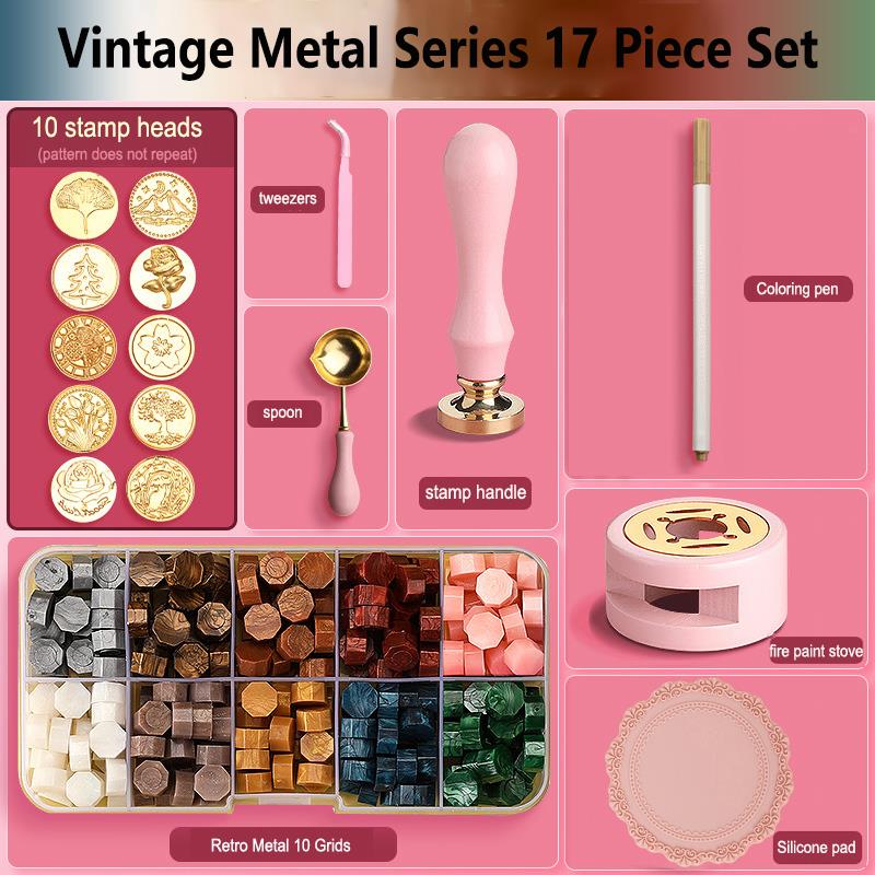 Lakzegel Stempel Set Gelakte S - Wax Seal Stamp Set recensie en prijs