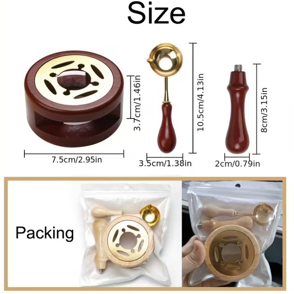 Aangepaste waszegelstempelset, - Wax Seal Stamp Set recensie en prijs