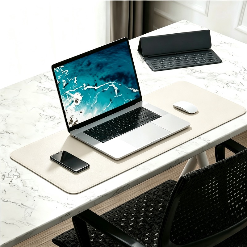 1 stuk grote muismat van kunst - Leather Desk Pad recensie en prijs