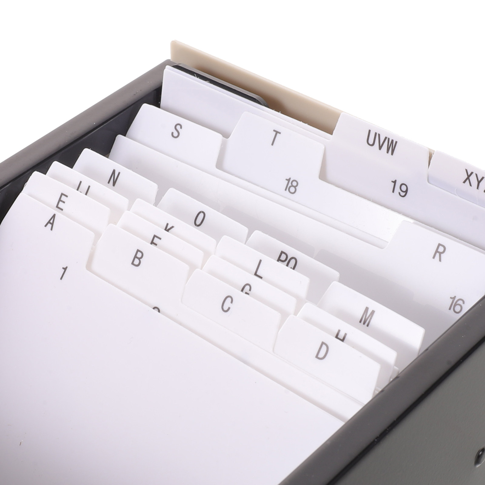 Grote opbergdoos voor visiteka - Card Index Box recensie en prijs