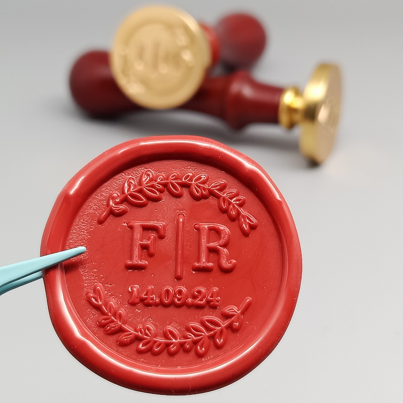 Nieuwe Dubbele Naam Aanpassen  - Wax Seal Stamp Set recensie en prijs