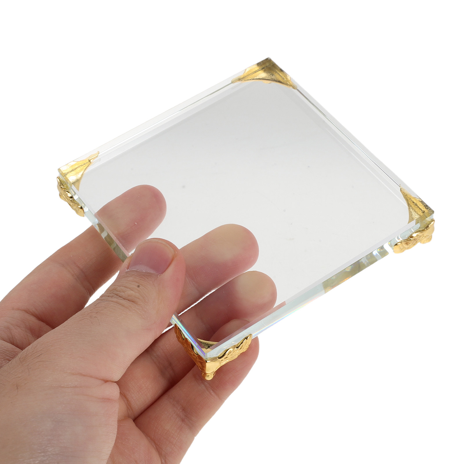 Vierkant kristallen papiergewi - Paper Weight Crystal recensie en prijs
